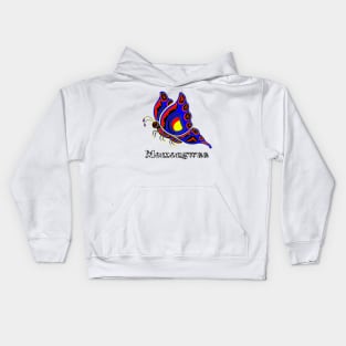 Memengwaa (Butterfly) Polyamorous Pride Kids Hoodie